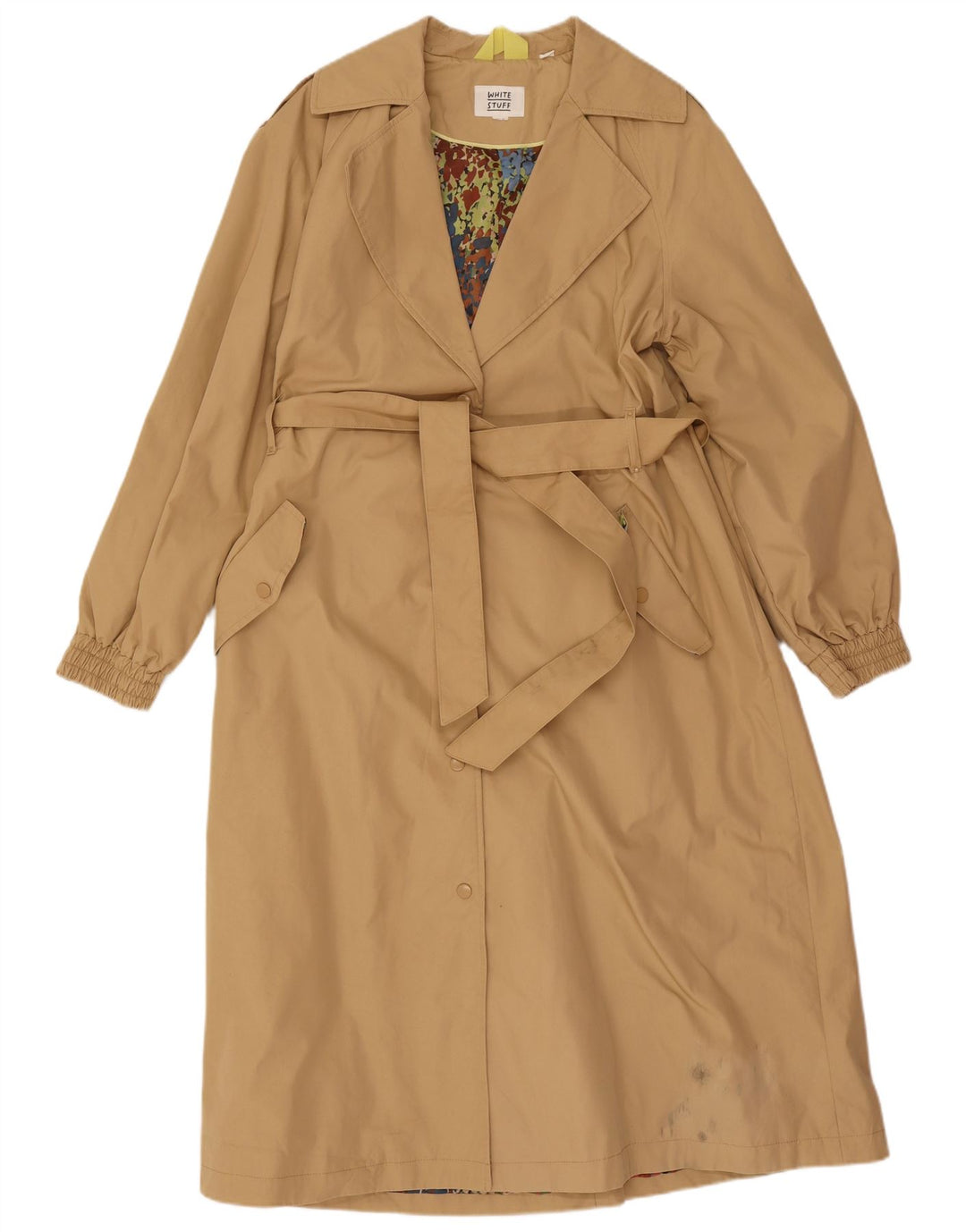 Trench da donna White Stuff UK 14 Cotone beige medio