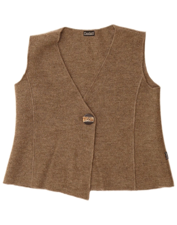 Gilet da donna DEERBERG UK 14 grande beige