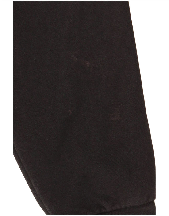 Adidas Felpa con grafica da uomo Maglione grande in cotone nero