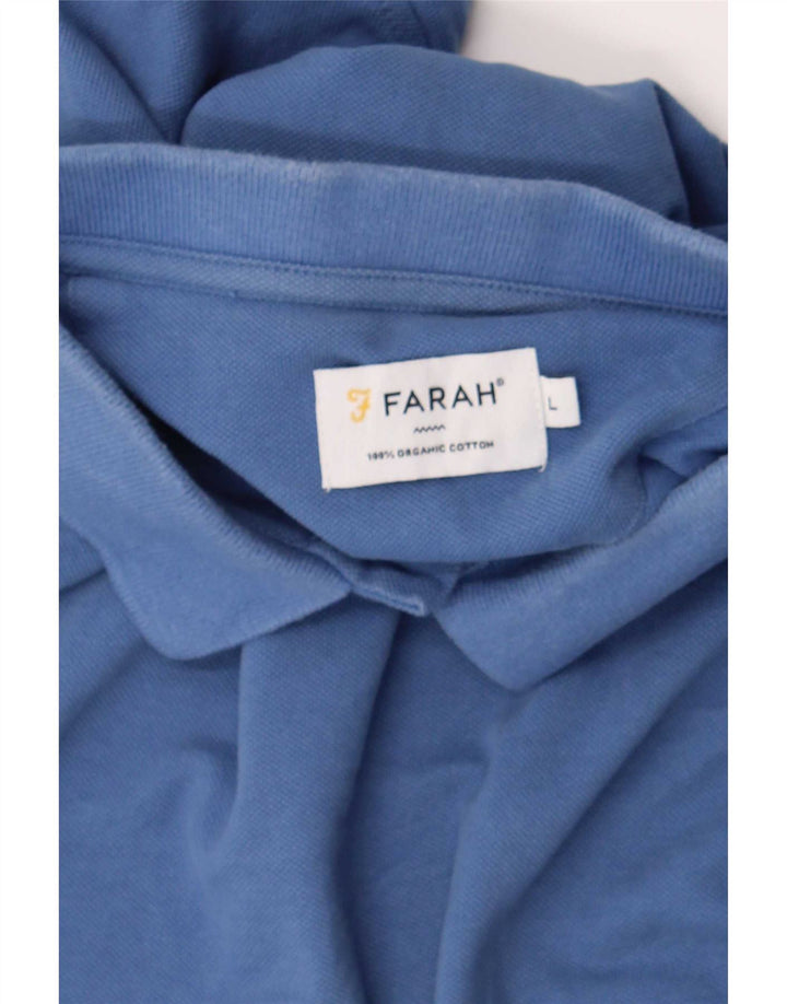 Polo Uomo Farah Large in Cotone Blu