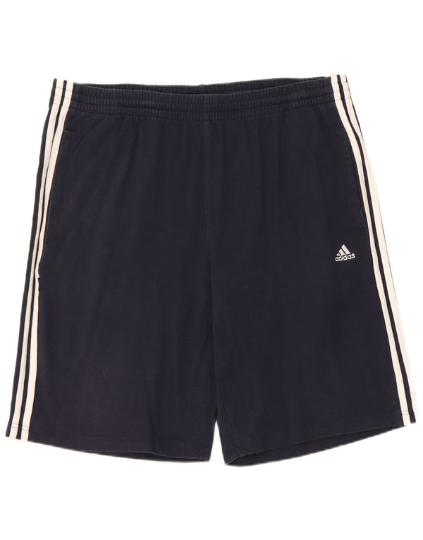 Pantaloncini sportivi Adidas da uomo XL in cotone blu navy