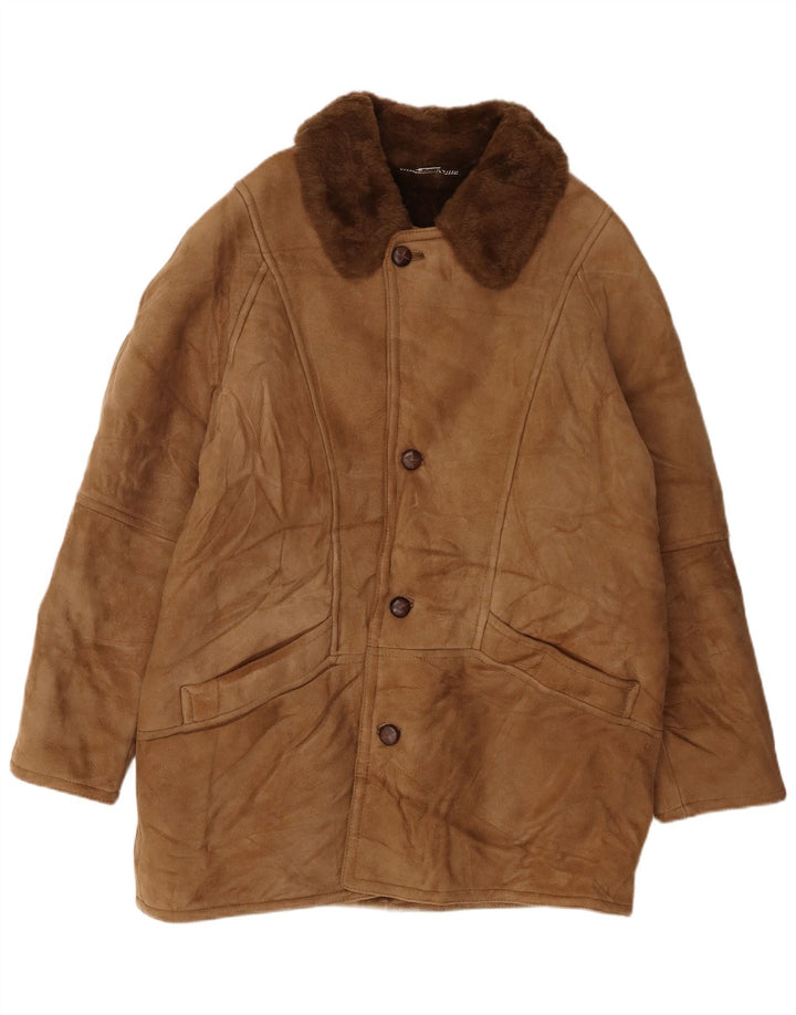 Soprabito in shearling da uomo Breco IT 52 XL Shearling beige