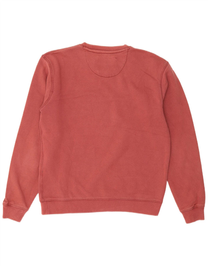 Felpa da uomo Jack Wills Maglione in cotone bordeaux medio