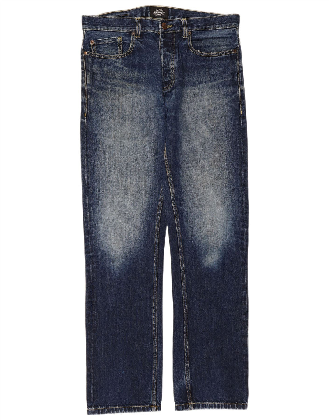 Jeans dritti da uomo Dickies W33 L34 cotone blu