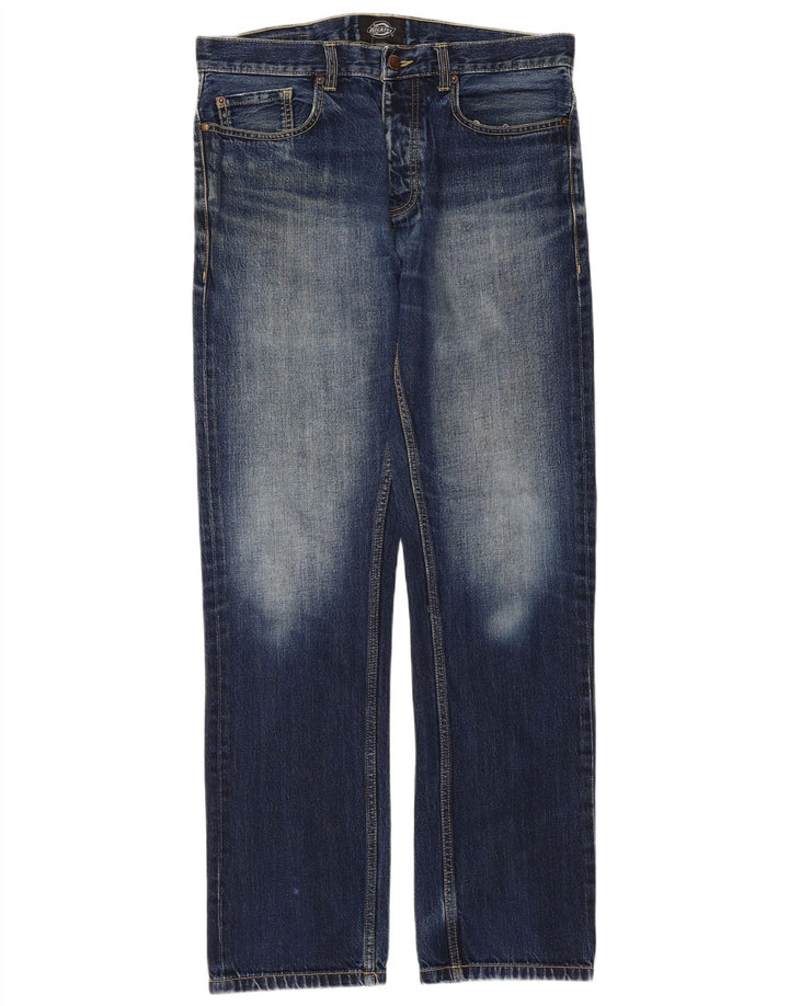 Jeans dritti da uomo Dickies W33 L34 cotone blu