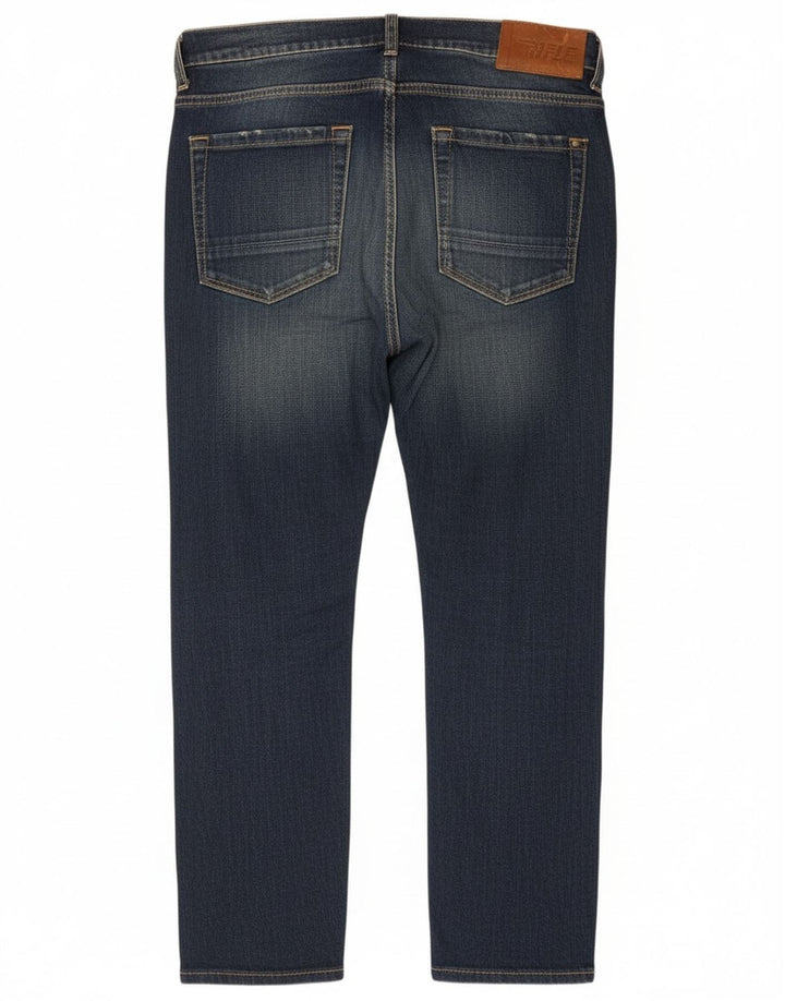 Jeans corti da uomo Rifle W30 L25 in cotone blu navy