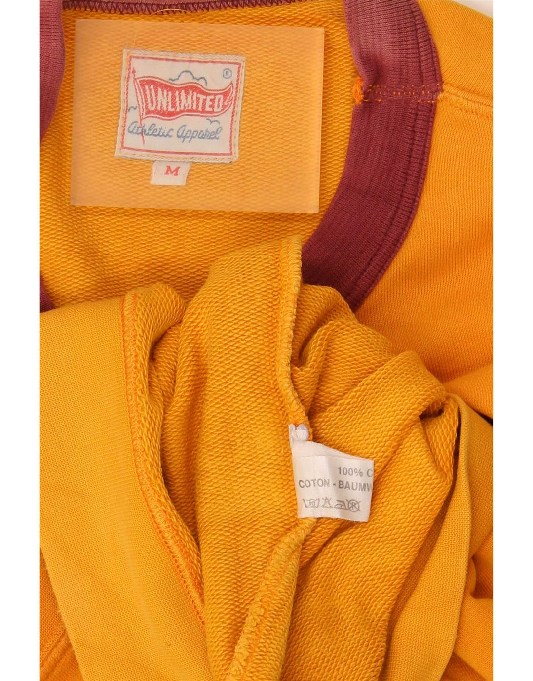 Felpa da uomo a maniche corte Unlimited Maglione color block giallo medio