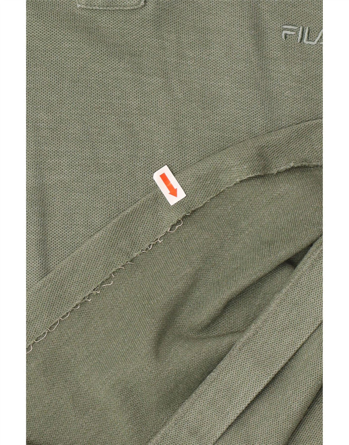 Polo Uomo Fila IT 56 XL Cotone Verde
