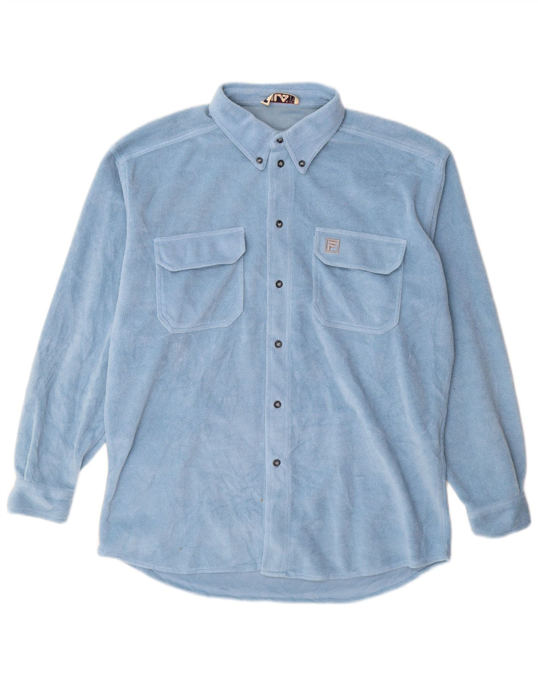 Maglia in pile da uomo FILA IT 52/54 Large Blu Poliestere