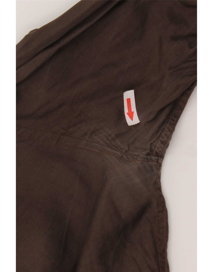 Camicia da uomo vintage taglia 39 15 1/2 marrone medio