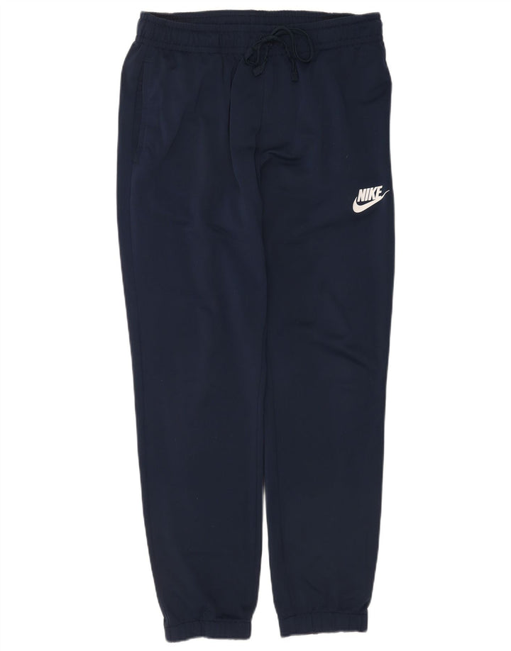 Pantaloni da tuta da uomo Nike Joggers medio poliestere blu navy