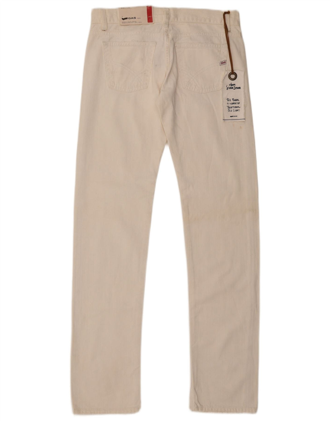 Jeans slim da donna Gap W28 L34 cotone bianco sporco