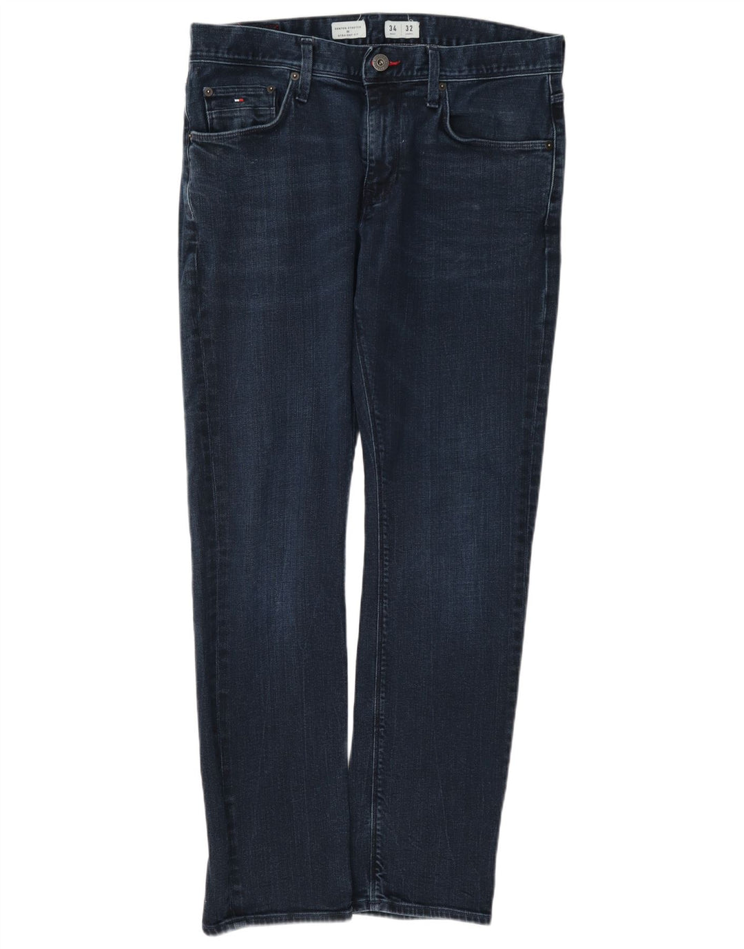 Jeans dritti Denton da uomo Tommy Hilfiger W34 L32 blu navy