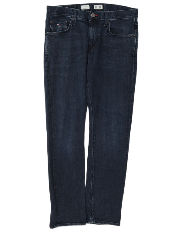 Jeans dritti Denton da uomo Tommy Hilfiger W34 L32 blu navy
