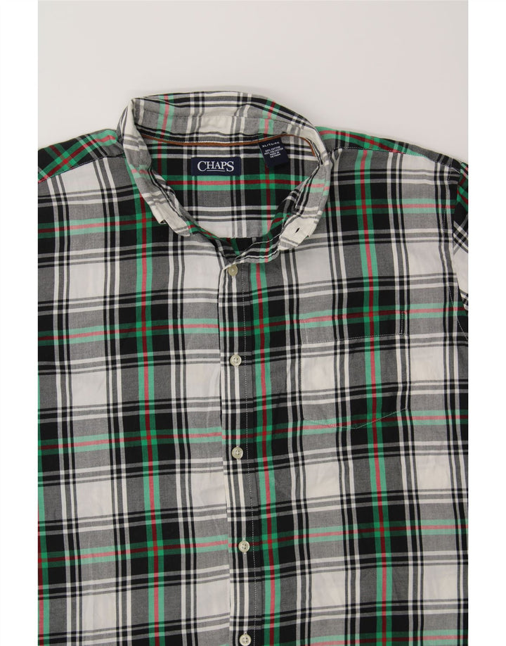 CHAPS Mens Flannel Shirt XL Multicoloured Check Cotton Vintage Chaps and Second-Hand Chaps from Messina Hembry 