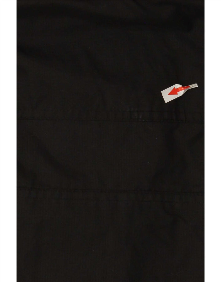 Giacca antipioggia da donna Superdry UK 12 nylon nero medio