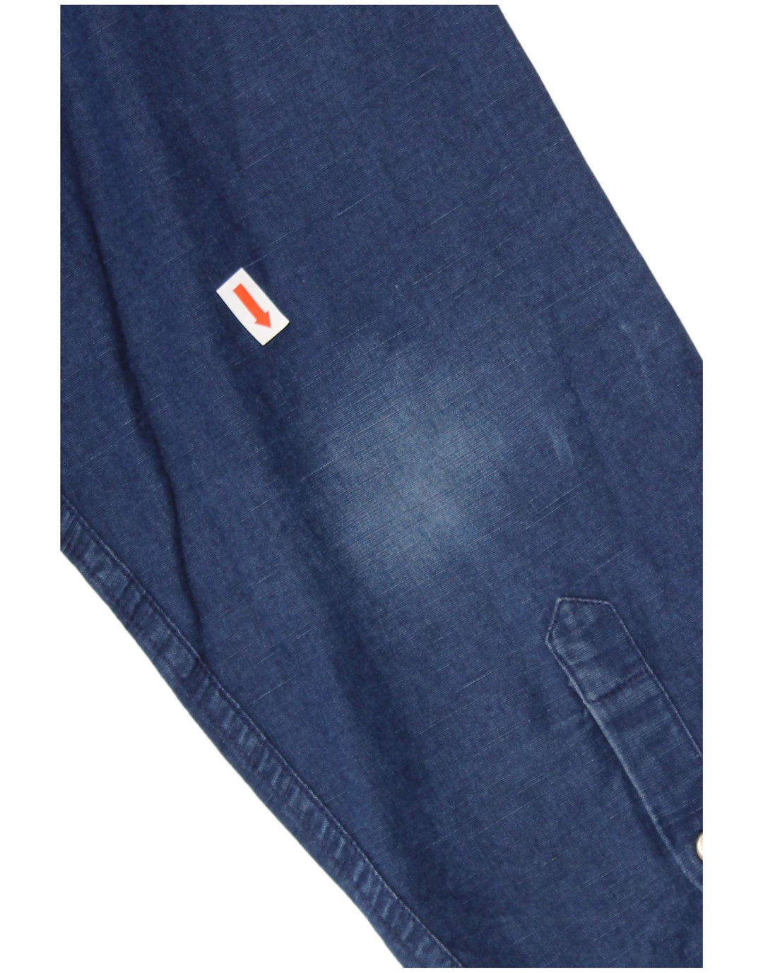 Camicia di jeans vestibilità regolare da uomo SUPERDRY 3XL cotone blu navy