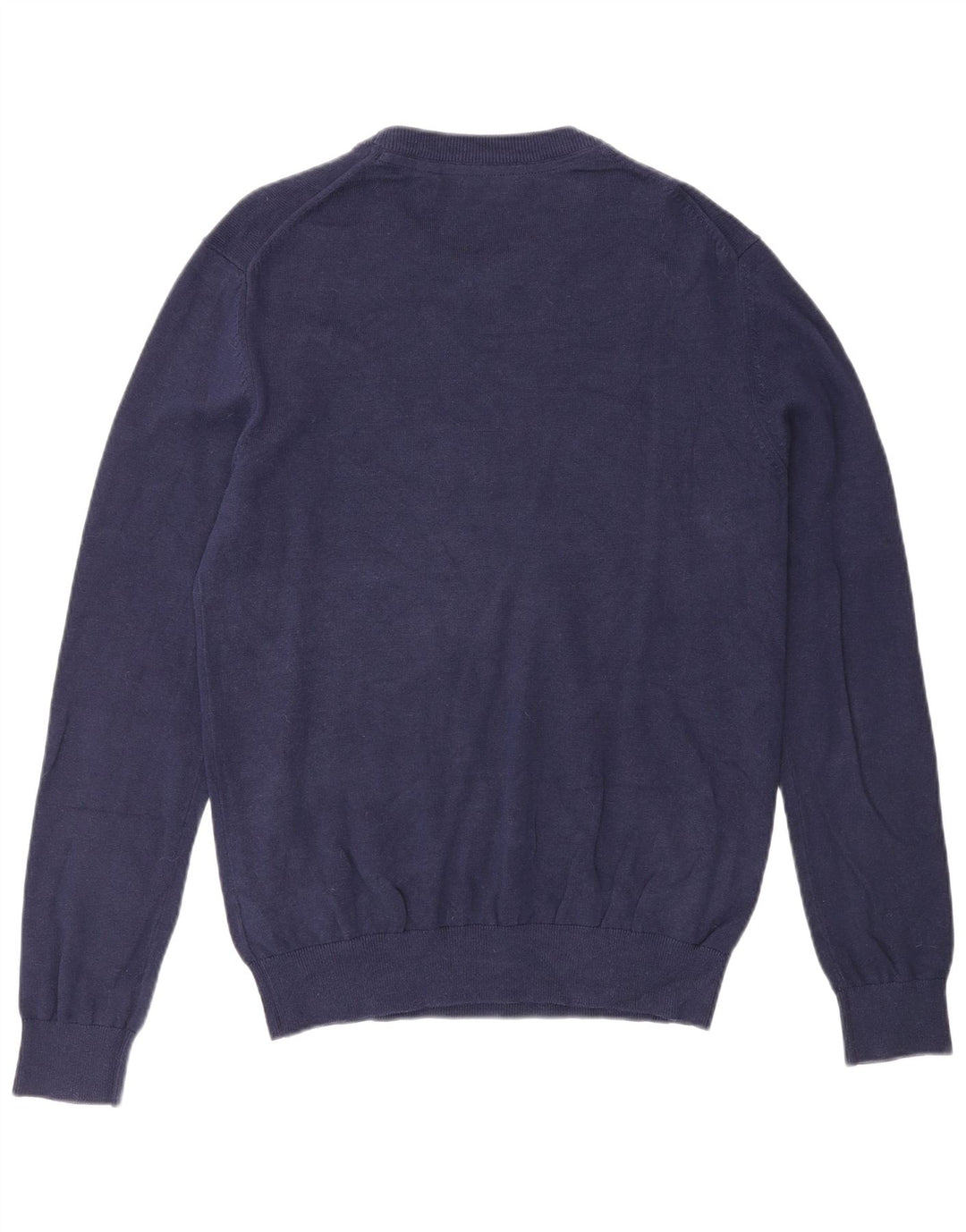 Maglione maglione girocollo da uomo Izod in cotone blu navy medio
