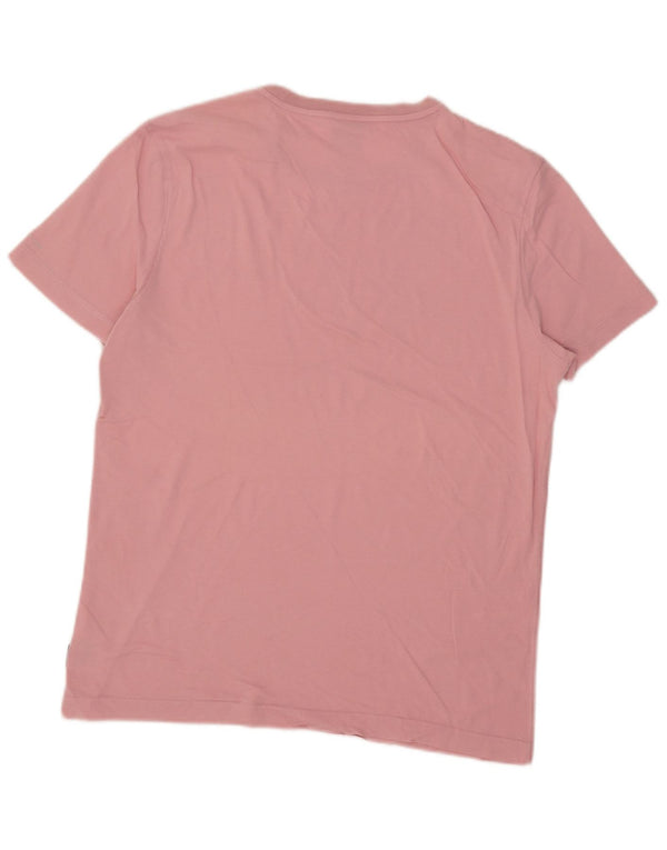 T-shirt grafica da uomo G-Star Top grande in cotone rosa