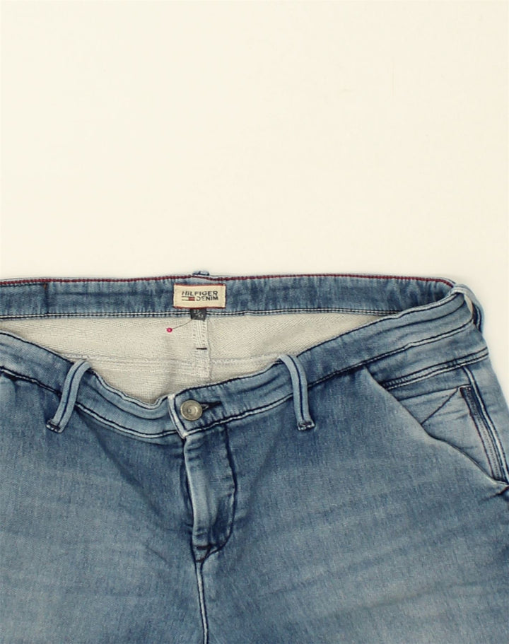 TOMMY HILFIGER Womens Slim Jeans W27 L32 Blue Cotton | Vintage Tommy Hilfiger | Thrift | Second-Hand Tommy Hilfiger | Used Clothing | Messina Hembry 