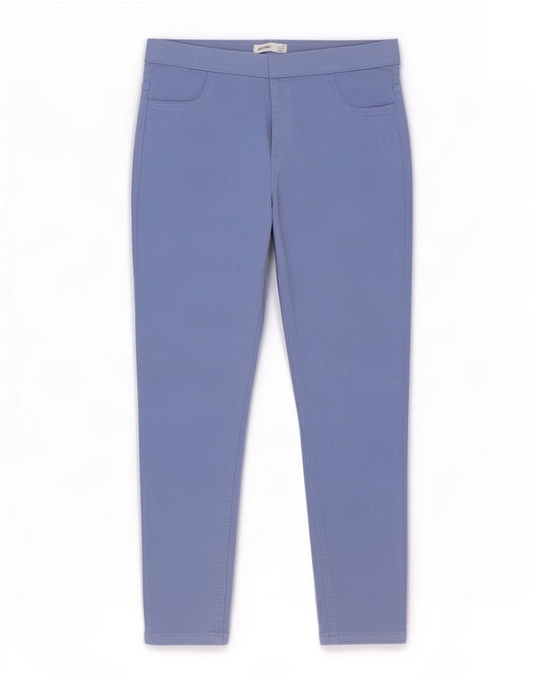 Pantaloni casual Jegging da donna Marks & Spencer UK 14 Large W32 L27 Blu