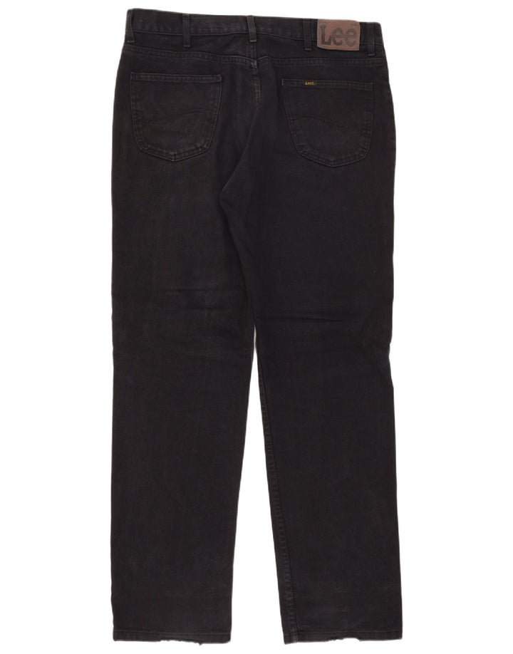 Jeans dritti da uomo Lee W38 L34 cotone nero