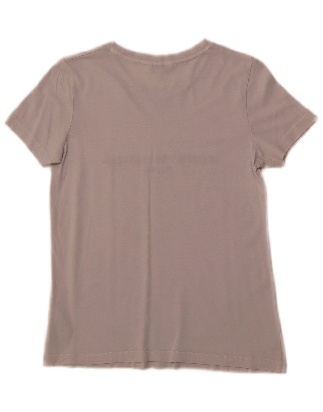 TOMMY HILFIGER T-shirt grafica da donna Top UK 6 XS Cotone grigio