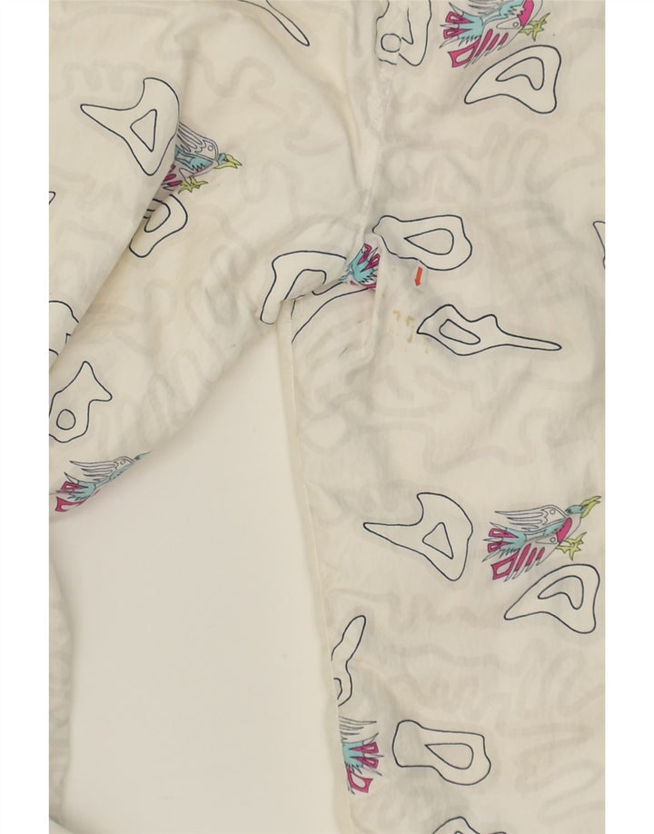 RODEO Girls Crazy Pattern Ski Trousers 11-12 Years White Spotted Nylon | Vintage Rodeo | Thrift | Second-Hand Rodeo | Used Clothing | Messina Hembry 