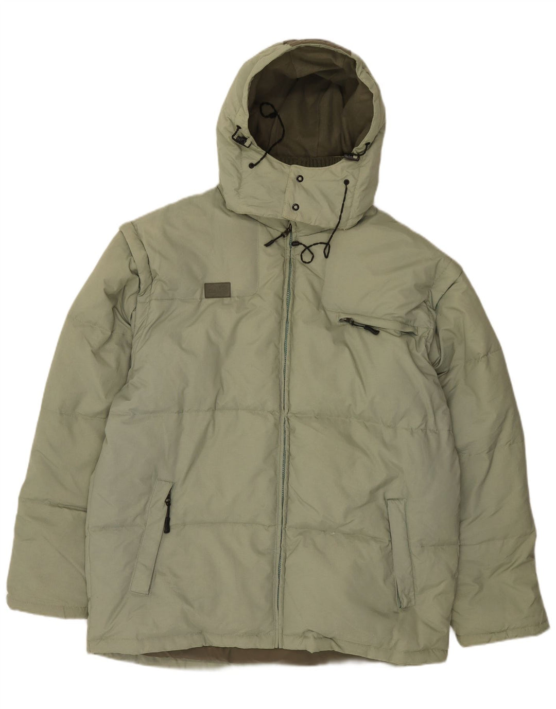 Giacca imbottita con cappuccio Fila da uomo UK 44 2XL Verde poliammide