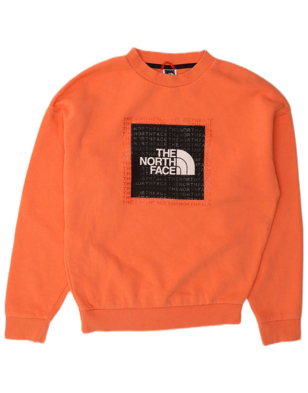 Felpa grafica da donna The North Face Jumper UK 10 Small Orange