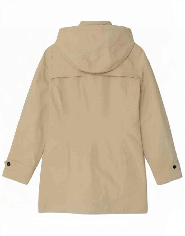 Impermeabile con cappuccio da donna Zara UK 12 Poliestere beige medio