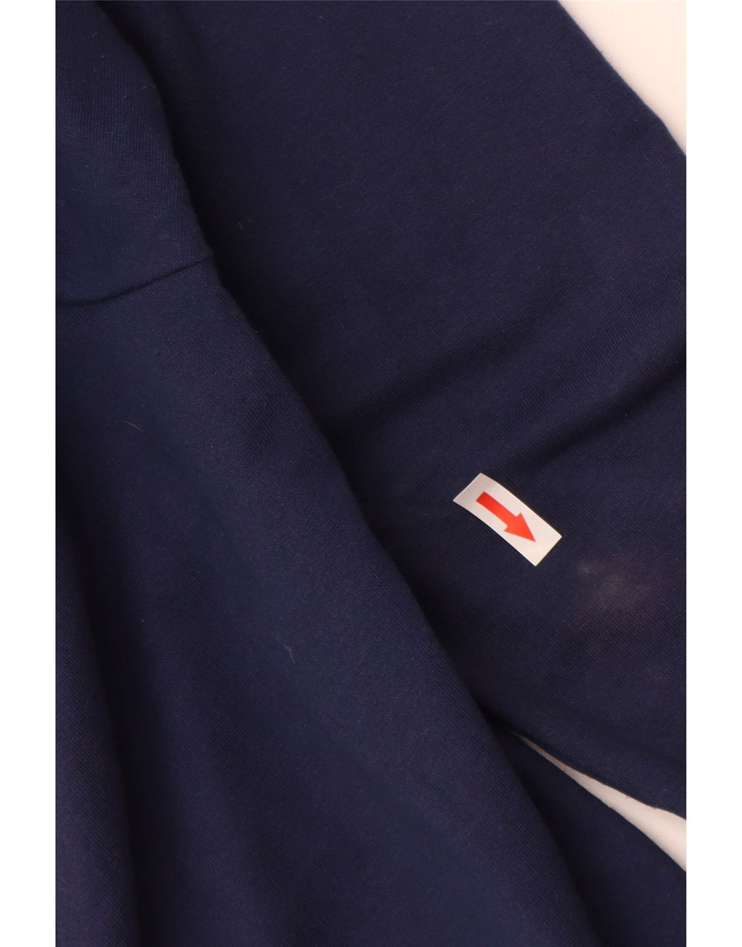 Maglione con cappuccio e zip grafica da uomo KAPPA grande in cotone blu navy