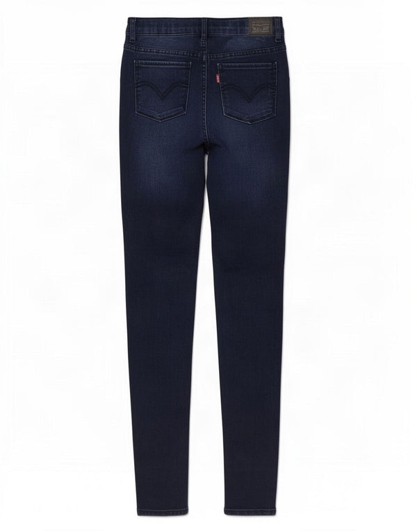 Levi's Jeans super skinny a vita alta da ragazzo 15-16 anni W26 L32 Blu navy