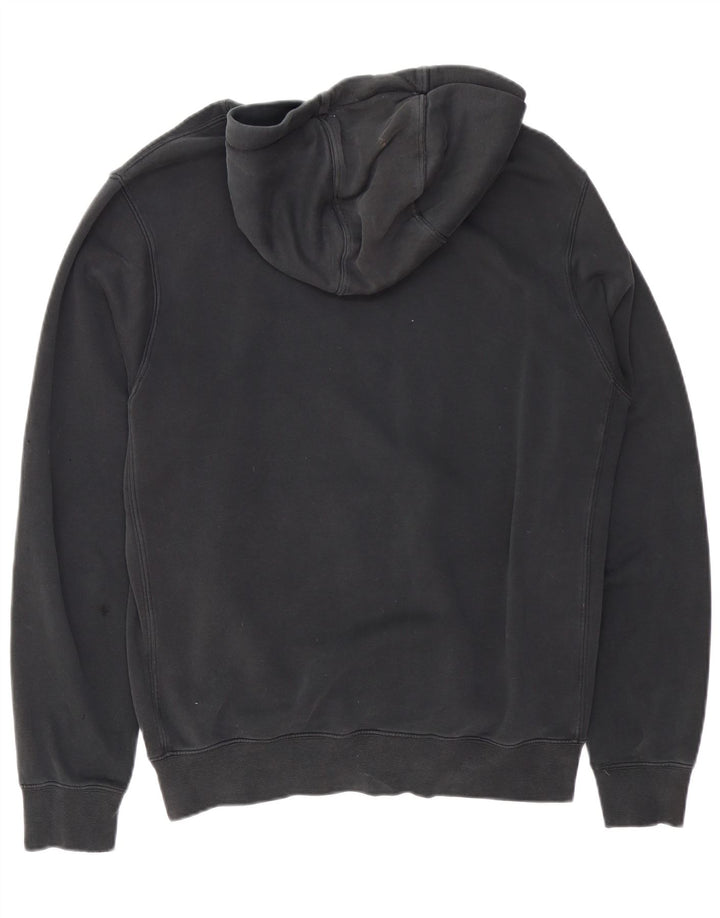 Felpa con cappuccio Nike da uomo alta in cotone nero medio