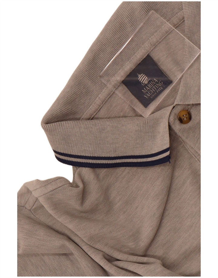 Polo da uomo Marina Yachting grande grigia