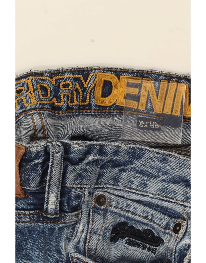 Jeans dritti da uomo Superdry W34 L29 cotone blu