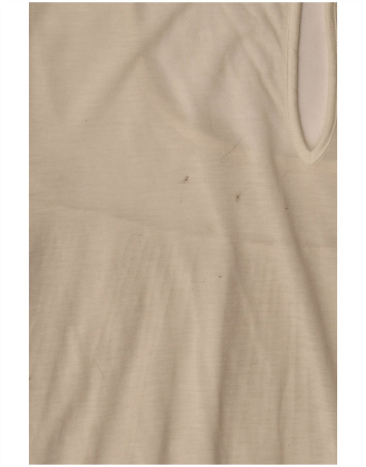 Top camicetta oversize da donna French Connection UK 6 XS poliestere bianco