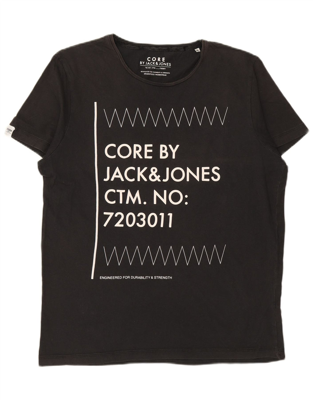 JACK & JONES T-shirt grafica da uomo XL XL in cotone nero