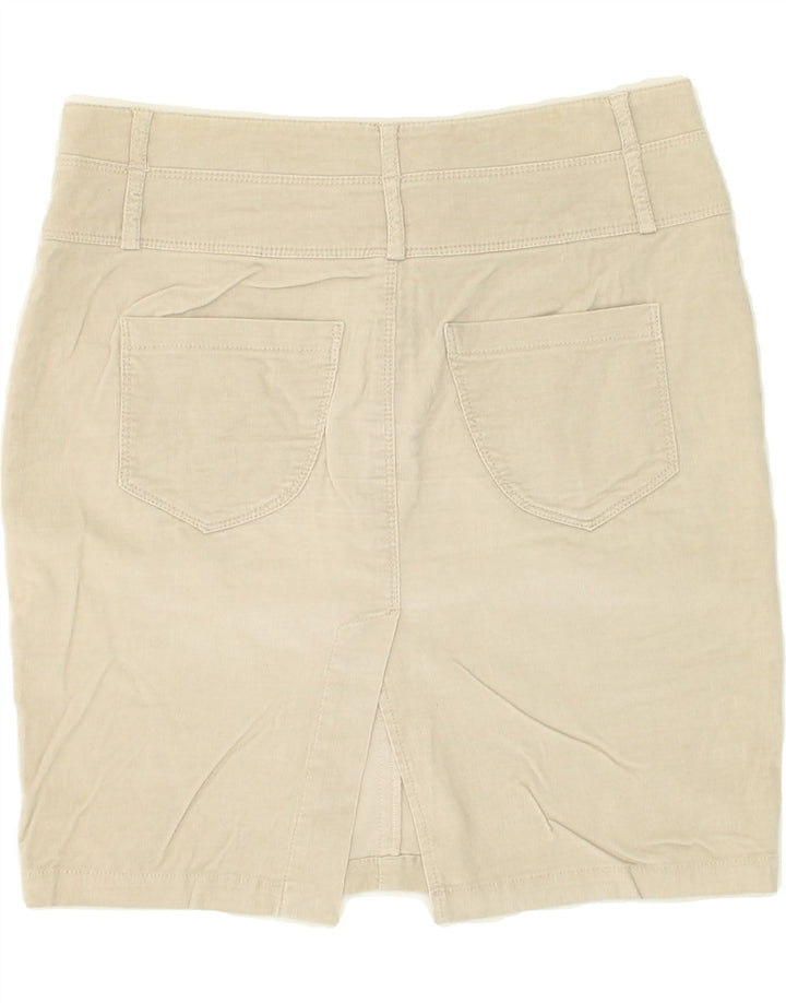 BENETTON Womens Mini Skirt W32 Large  Beige Vintage Benetton and Second-Hand Benetton from Messina Hembry 