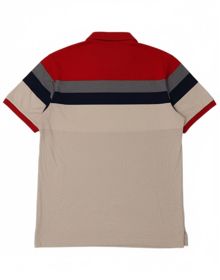 Polo da uomo Superdry XL in cotone color block multicolore