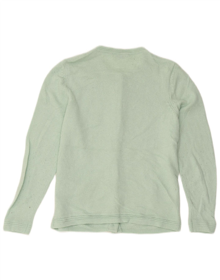 Maglione cardigan da donna Marks & Spencer UK 12 Acrilico verde medio