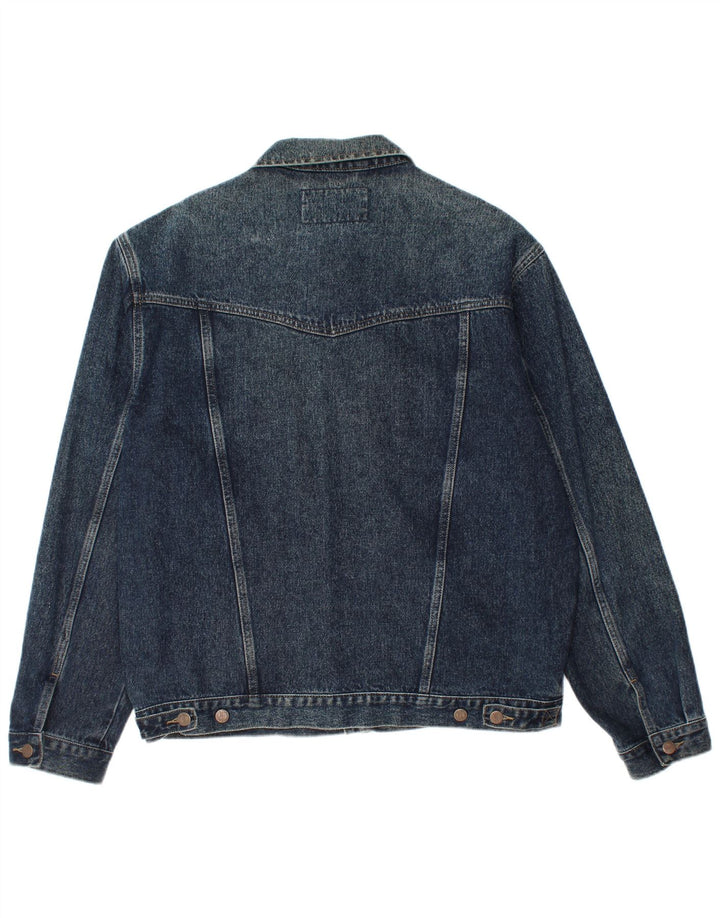Giacca di jeans da uomo Wrangler UK 42 XL cotone blu