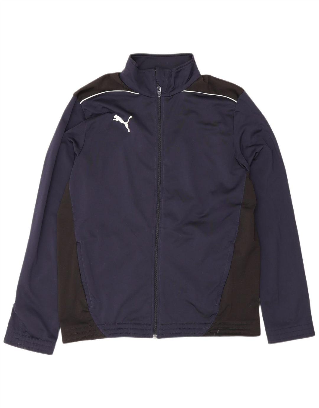 Giacca da tuta da uomo Puma Medium Blu Navy Colourblock Sports