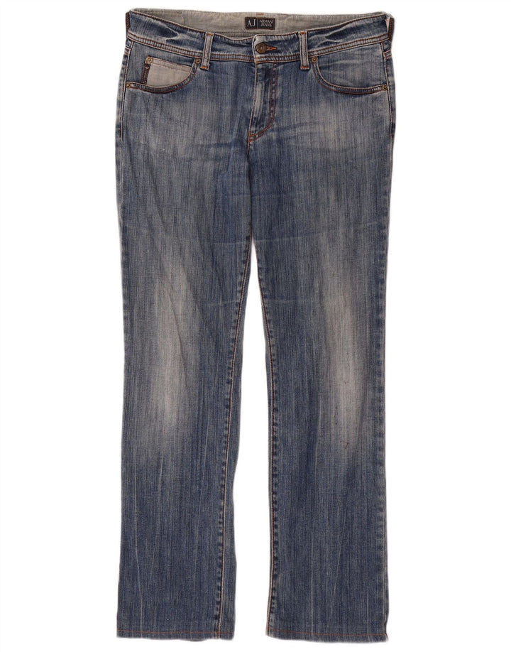 Jeans Bootcut da donna Armani W29 L29 cotone blu