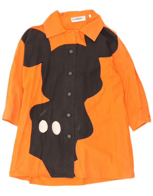 Camicetta con grafica oversize da donna Iceberg IT 40 piccola arancione