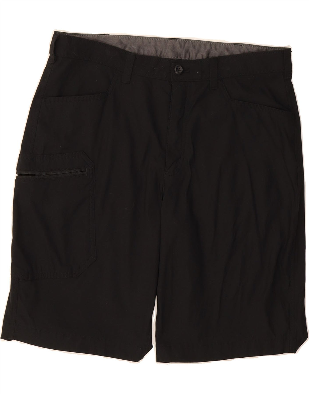 EDDIE BAUER Mens Cargo Shorts W36 Large  Black Nylon Vintage Eddie Bauer and Second-Hand Eddie Bauer from Messina Hembry 