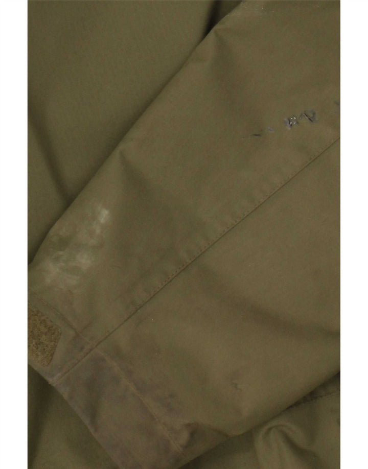 Giacca antipioggia da uomo con cappuccio Berghaus UK 42 XL kaki poliammide