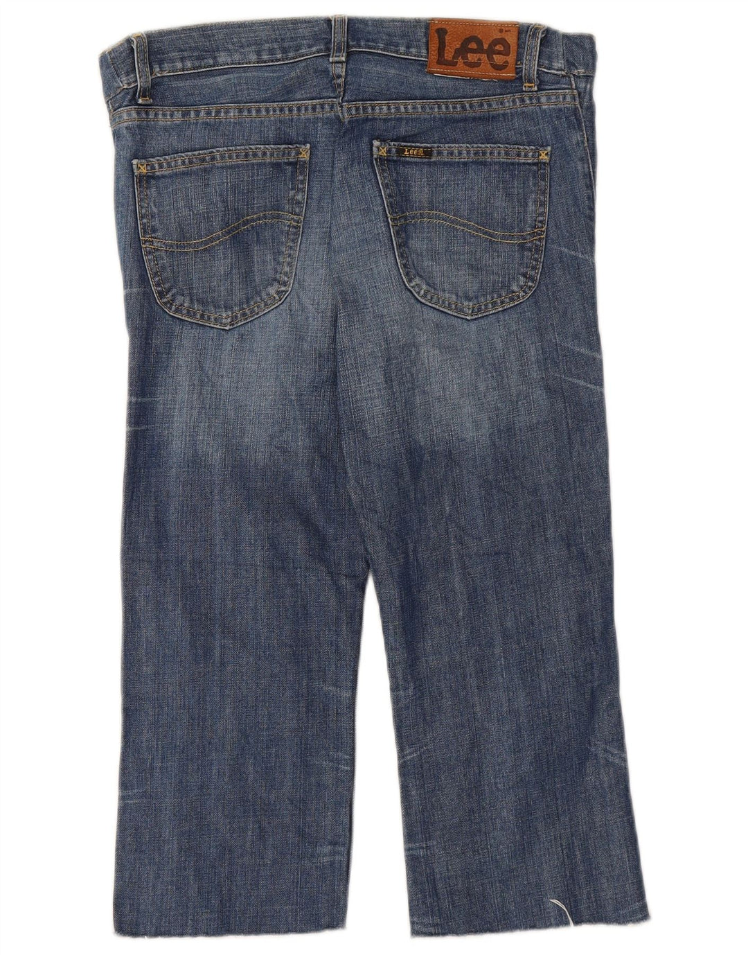 Jeans corti da uomo LEE W28 L20 in cotone blu