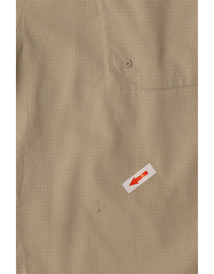 Camicia Columbia Omni-Shade da uomo XL poliestere kaki
