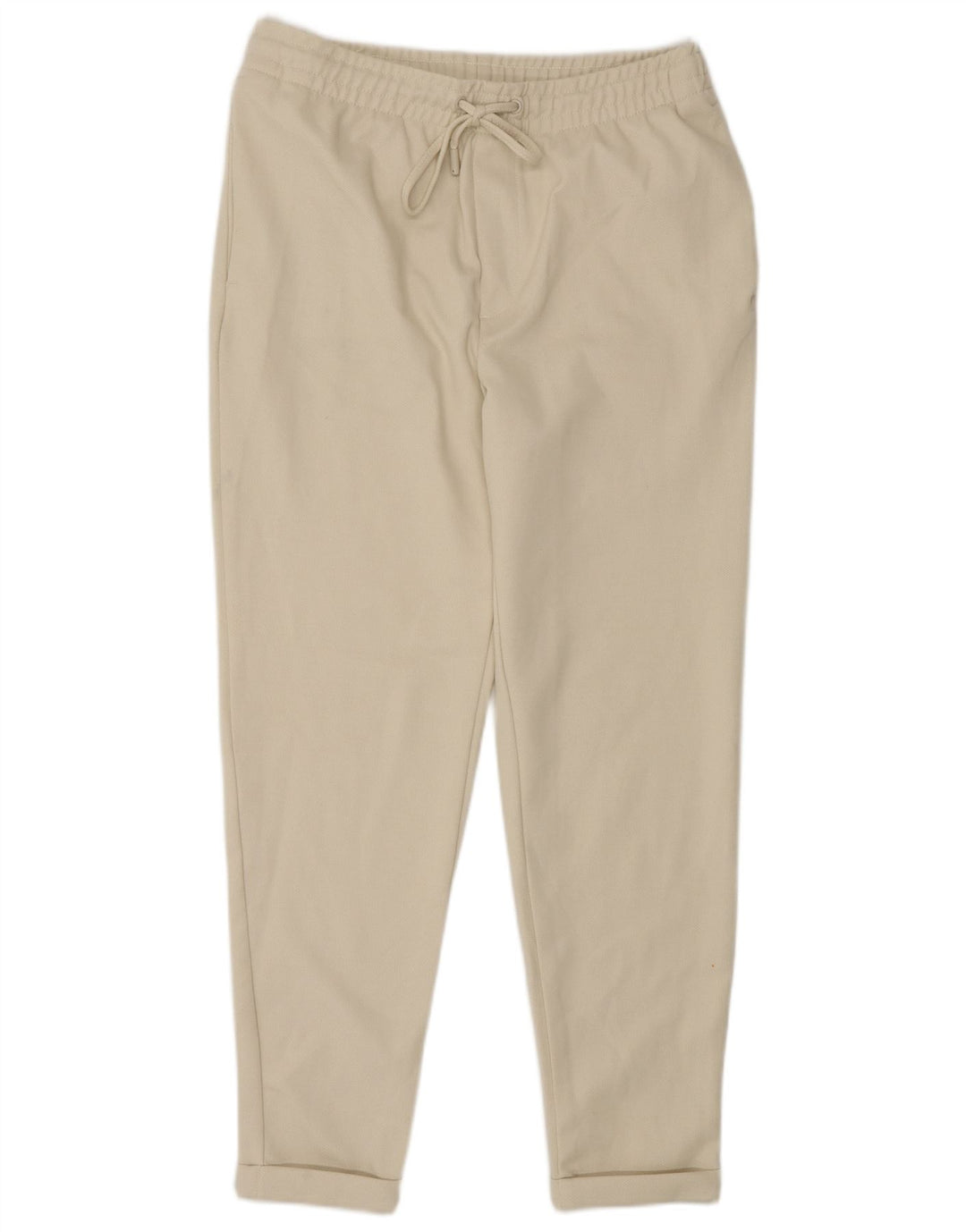 Pantaloni chino affusolati da uomo Zara medi W32 L30 poliestere beige